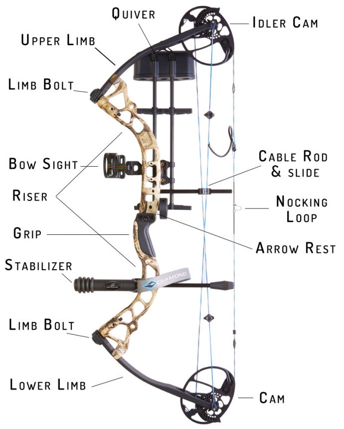 Compound Bow Parts Diagram